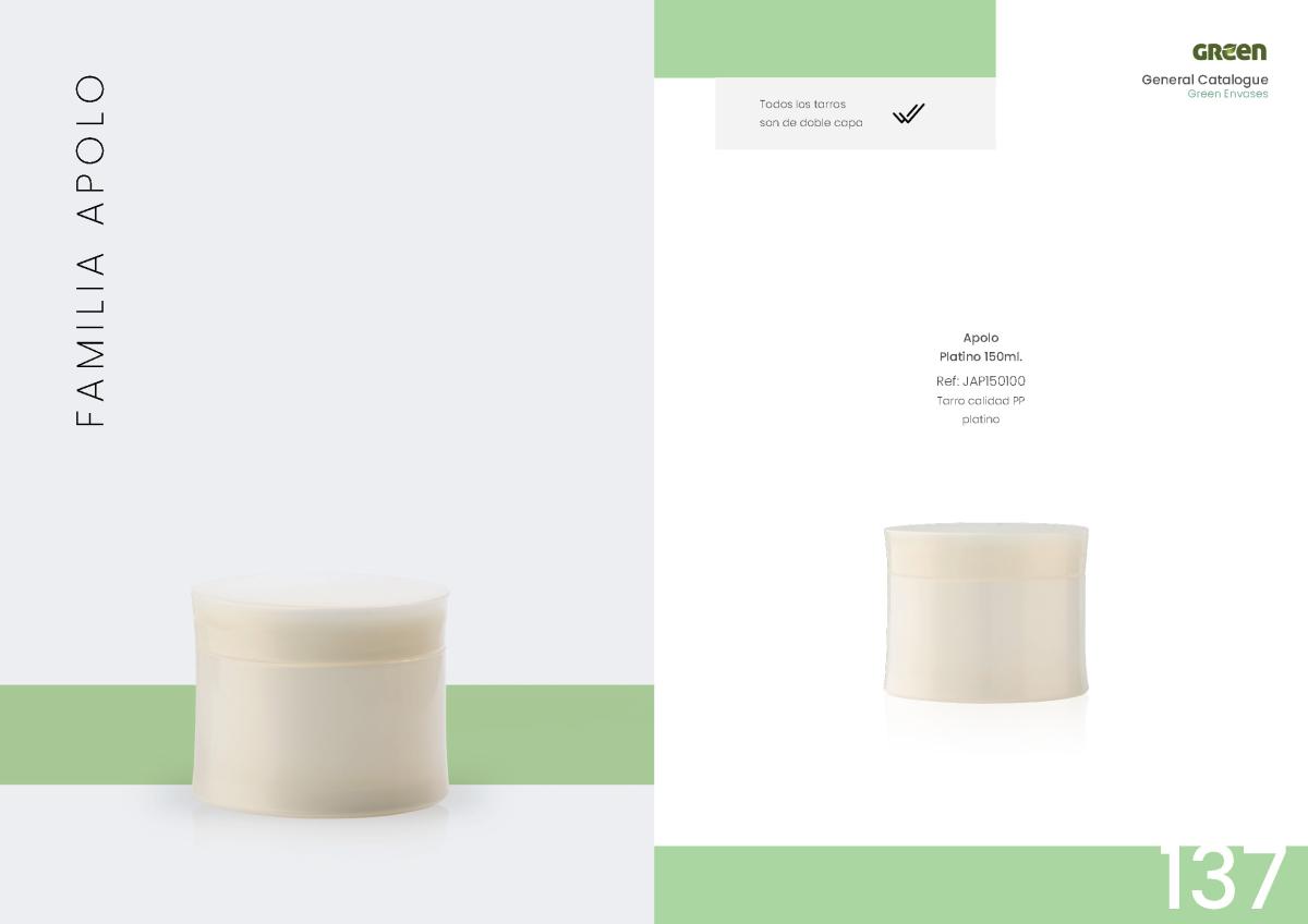 Envases cosméticos Envases Green Apolo