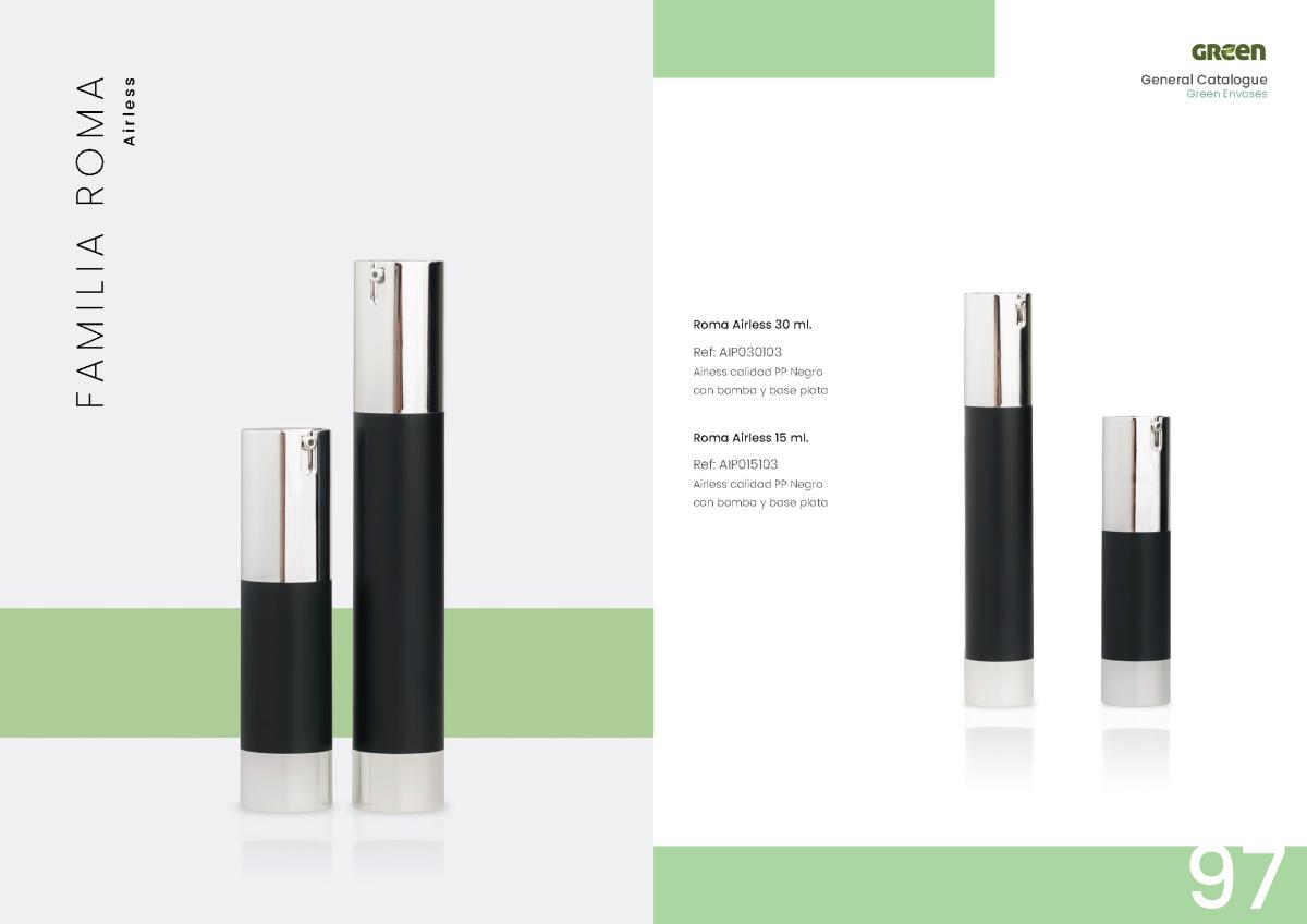 Envases cosméticos Envases Green Roma