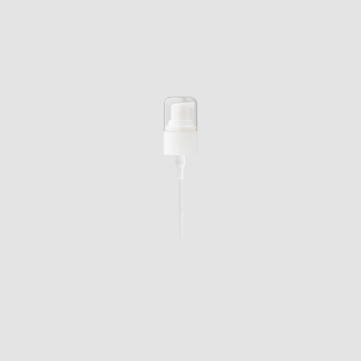 Bomba Envase cosmético Dosificador Ref BOP200100P Blanco con tapón transparente