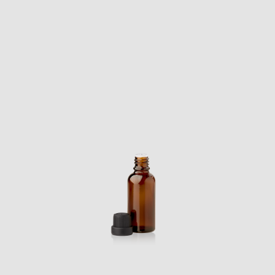 Envase cosmético "Ámbar" 15/30/50/100 ml. Botella calidad de Cristal Ámbar cuentagotas con obturador