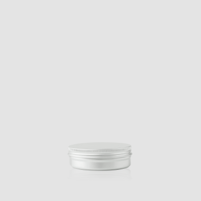 Envase cosmético Kronos 100 ml. RefJAA100100 Tarro calidad Aluminio Plata