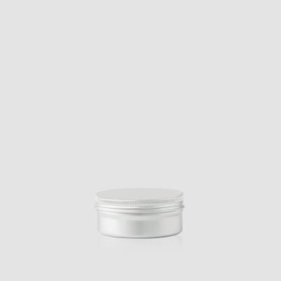 Envase cosmético "Kronos" 200 ml. Ref:JAA200100 Tarro calidad Aluminio Plata