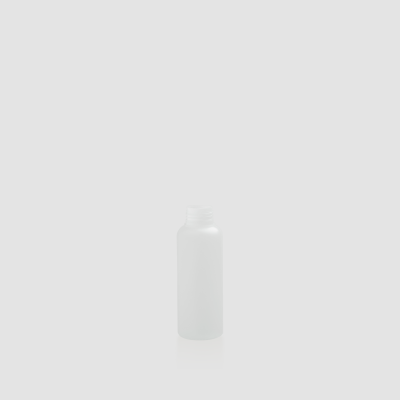 Envase cosmético "Plutón" 100 ml. Ref:BOP100700 Botella calidad PE Translucido con Disc-top o Bomba combinables