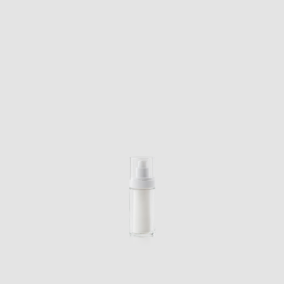 Envase cosmético Titán 30ml. RefAIP030105 Botella Airless de Cristal con tubo interior Blanco.