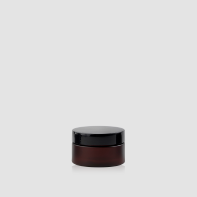 Envase cosmético "Venecia" 100 ml. Ref:JAP100103 Tarro calidad PET Marrón matizado.