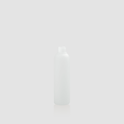 Envase para gel hidroalcohólico y cosméticos "Marte" 250 ml. Ref:BOP250600 Botella calidad PE Natural con Disc-top o Bomba combinables