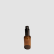 Envase cosmético "Ámbar" 30 ml. Ref: BOC030103Y Botella calidad de Cristal con bomba en spray Ámbar