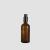 Envase cosmético "Ámbar" 100 ml. Ref: BOC100103P Botella calidad de Cristal con bomba dosificadora Ámbar