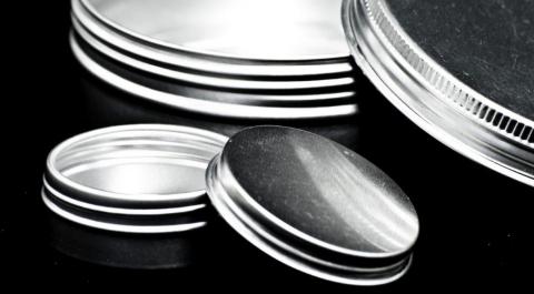 kronos - Tarros calidad aluminio plata tamaño 100ml 10ml envase balsamo unguento labial y productos cosméticos