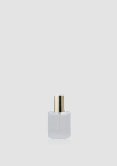 Envase cosmético "Dublín Apaisada" 50 ml. Ref:BOC050112 Botella 20/410 calidad Cristal Traslúcido con Bomba Sérum, Bomba Spray o Cuentagotas diferentes acabados.