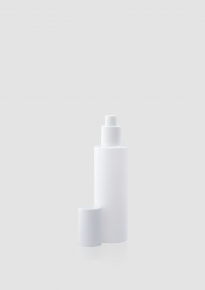 Envase cosmético "Dublín" 100 ml. Ref:BOC100108 Botella calidad Cristal Blanco Mate con Bomba Sérum o Bomba Spray