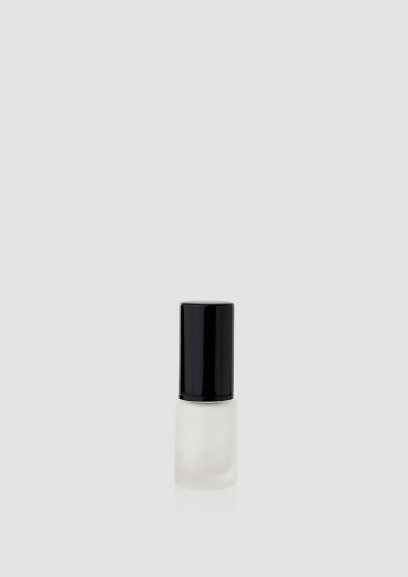 Envase cosmético "London" 10 ml. Botella calidad Cristal Translúcido con bomba dosificadora y/o spray en Negro, Plata u Oro claro.