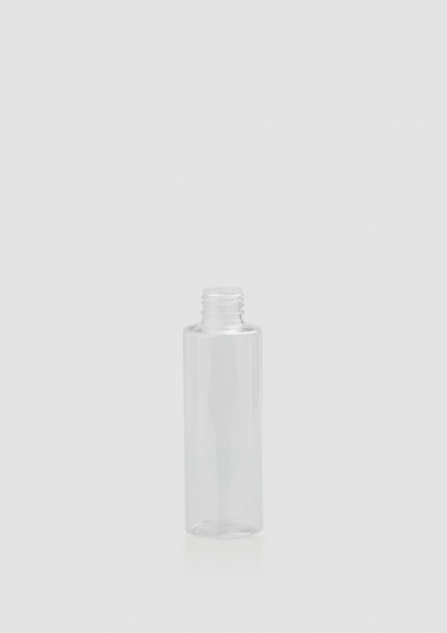 Envase cosmético "Plutón" 150 ml. Ref:BOP150700 Botella calidad PET Transparente con Disc-top o Bomba combinables