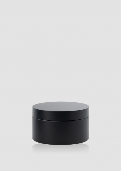 Envase cosmético "Trieste" 250 ml. Ref.:JAP250113 Tarro calidad PET en Negro Mate.