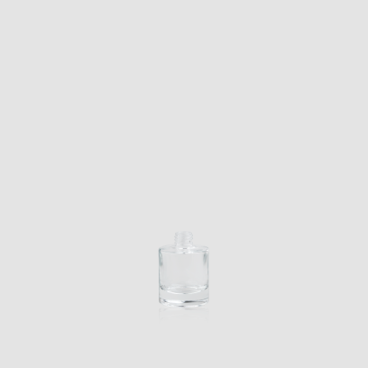 Envase cosmético "Dublín Apaisada" 50 ml. Ref:BOC050112 Botella 20/410 calidad Cristal Transparente con Bomba Sérum, Bomba Spray o Cuentagotas diferentes acabados.