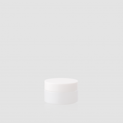 Envase cosmético "Cielo" 30 ml. Ref:JAC030101 Tarro calidad de Cristal Blanco-Blanco