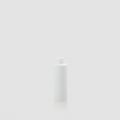 Envase para gel hidroalcohólico y cosméticos "Marte" 125 ml. Ref:BOP125600 Botella calidad PE Blanca con Disc-top o Bomba combinables